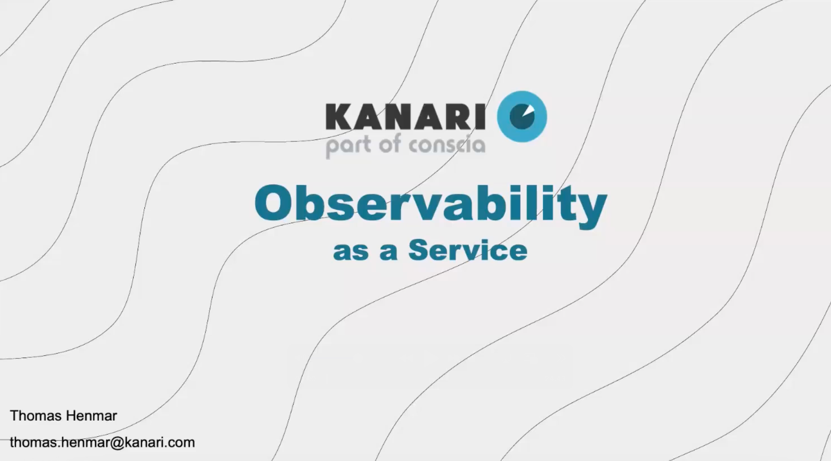 Observability as a service